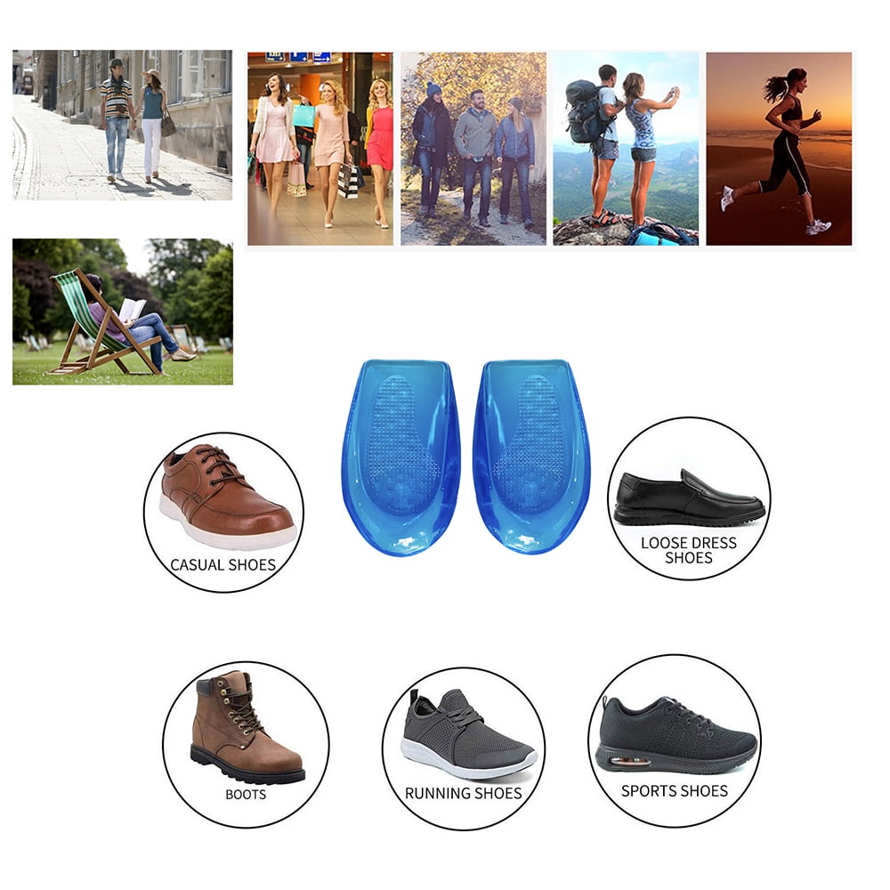 Dr. Shoesert Non-Slip Shoes Pads Adhesive Shoe Sole Protectors, High Heels  Anti-Slip Shoe Grips (White) - Walmart.com